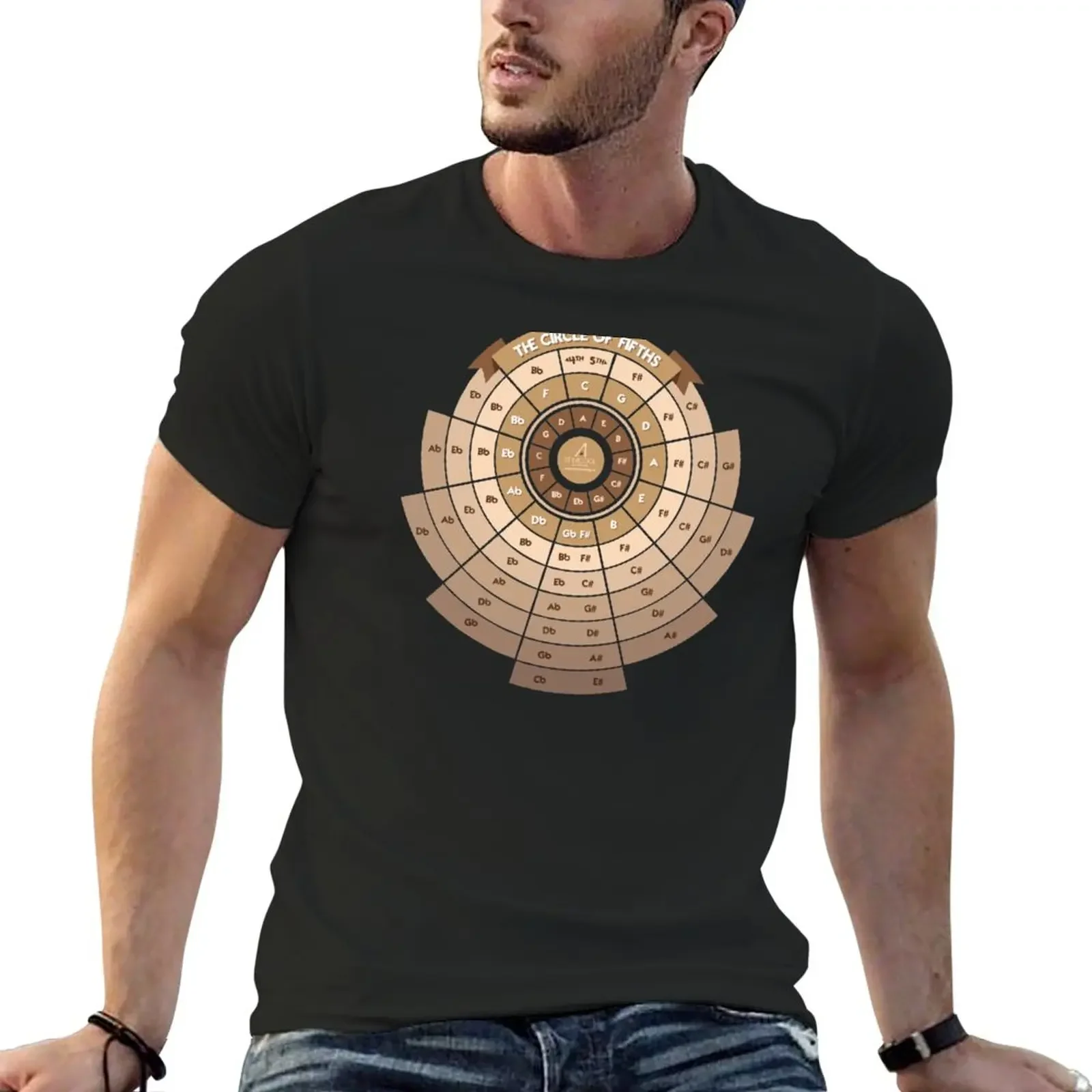 The Circle of Fifths T-Shirt summer top tops sublime black t-shirts for men