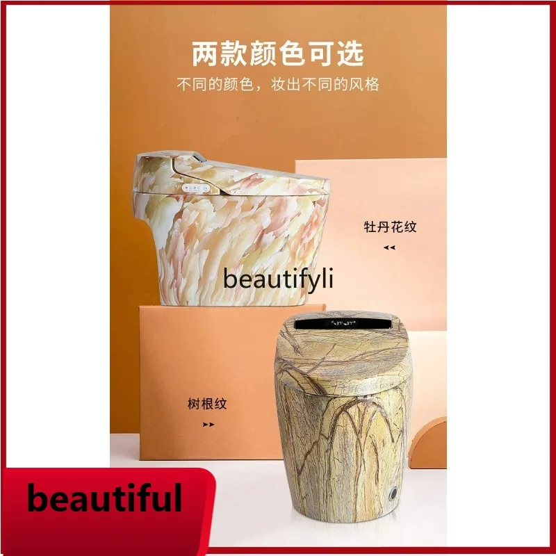 

F156 Color smart toilet integrated automatic no water preure limit remote control electric voice toilet