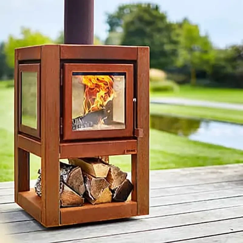 Indoor Heater Automatic Small Wood Burning Pellet Stove