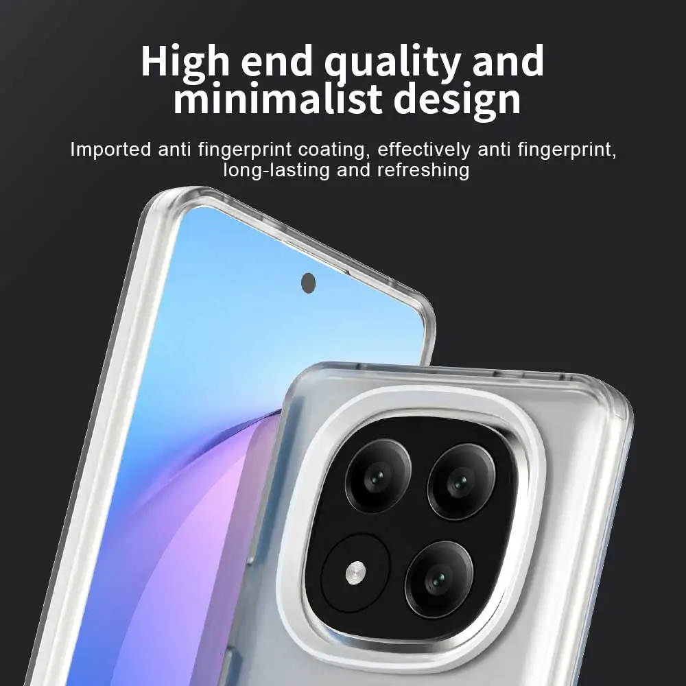 Matte Translucent Case For Poco X7 Cover Poco X7 Fundas Coque Frosted PC Back Phone Bumper For Xiaomi Poco X7