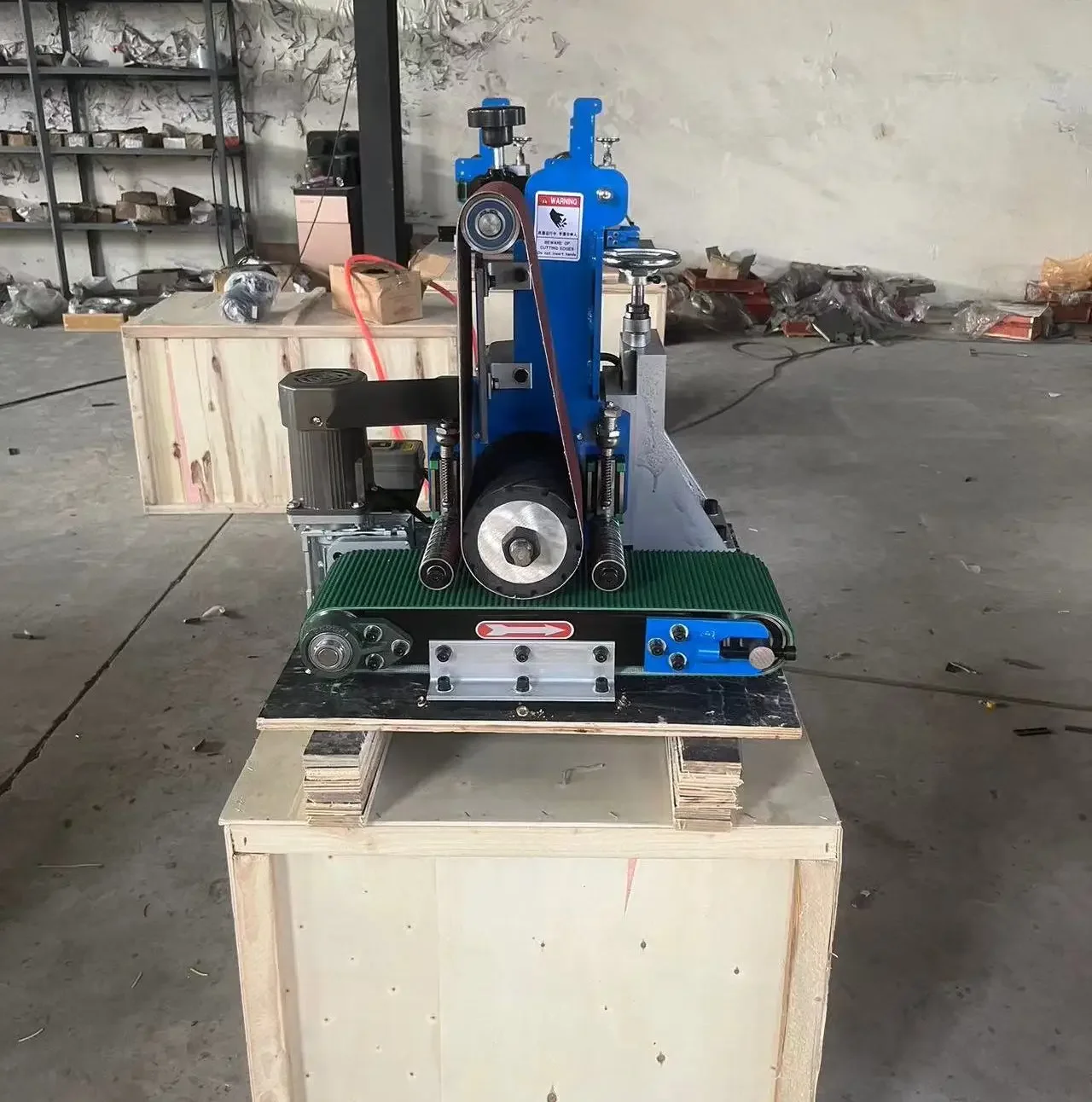 

2025 New Model Multi-station 150 Metal Sheet Deburring Belt High-efficiency Grinding Machine