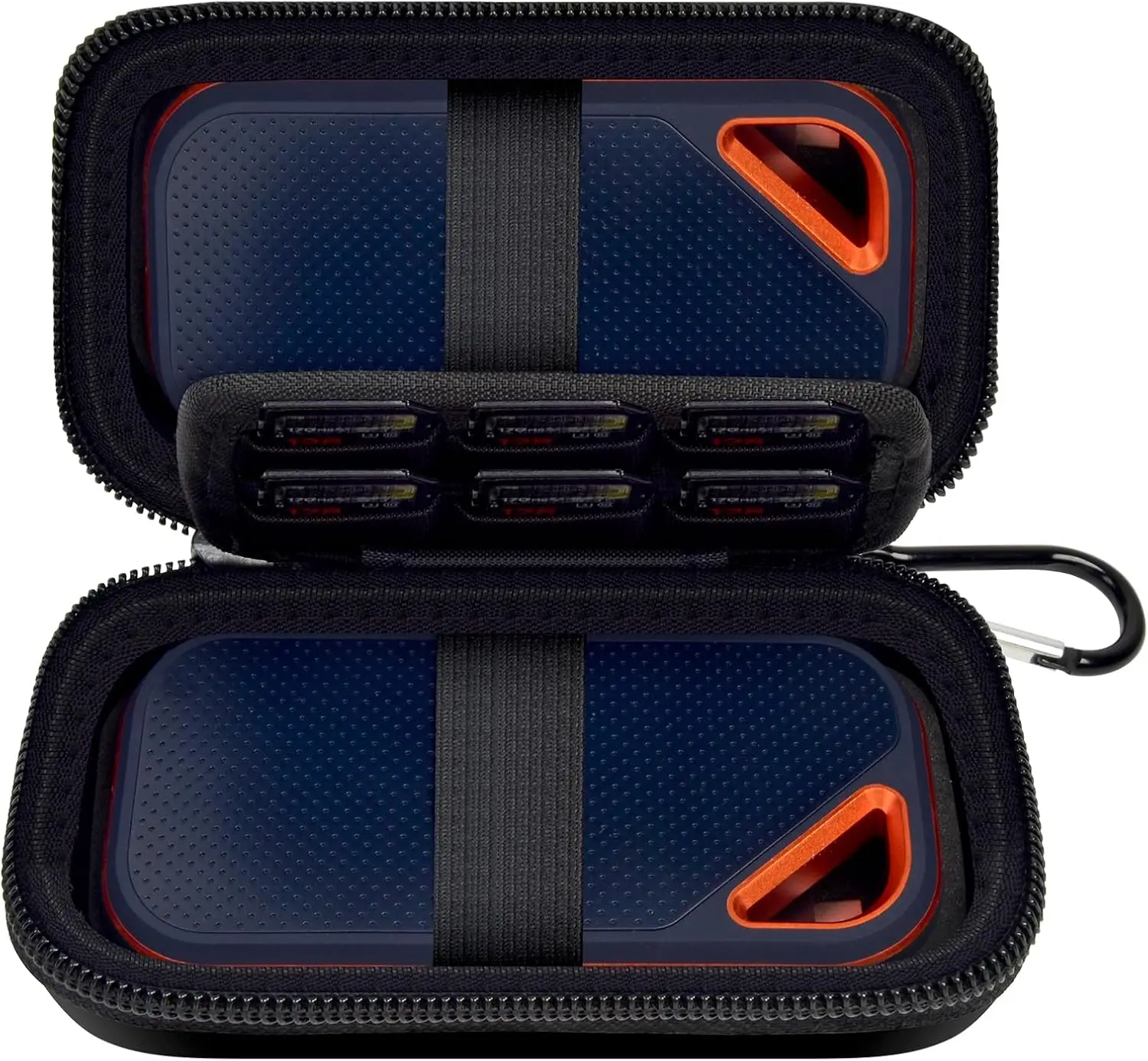 (SOLO ESTUCHE)Caja Compatible con SanDisk Extreme Pro/para SanDisk SSD portátil 1TB 2TB 4TB 500GB Unidad de estado sólido externa, Trave