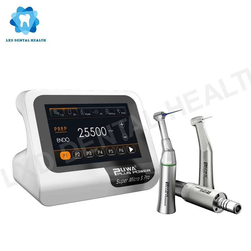 

Dental Electric Motor Endomotor 2-In-1 All Touch Screen Micro Motor Tooth Extraction And Root Canal Treatment with 1:5 Handpiece