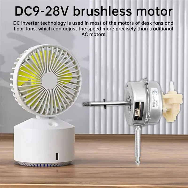 [LXYA68Z!] Turbo Fan Motor 24W Brushless DC Motor Kit DC9-28V Adjustable Speed Violent Fan High Power DIY Fan Kit