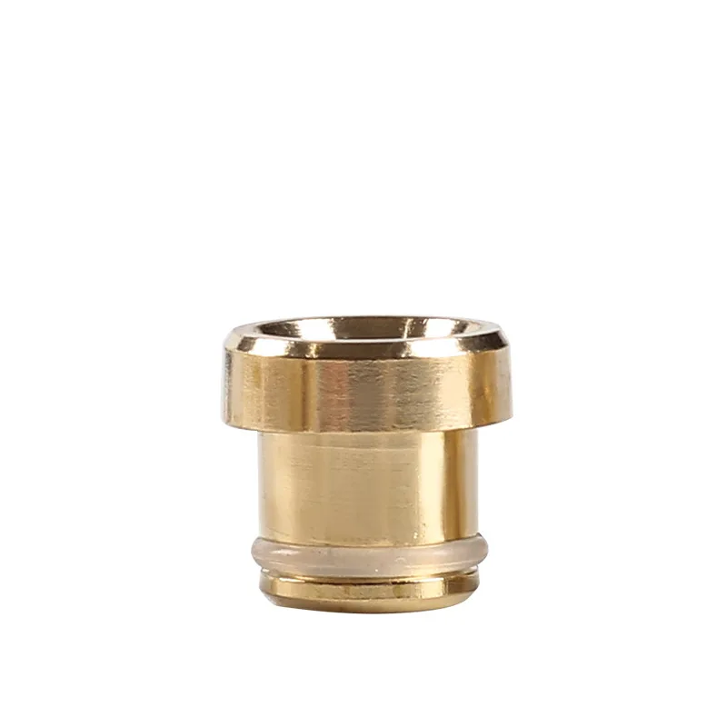 Smoke conversion adapter for DIY cigarette filter, brass thin base, Changeable spare parts, 10 PCs