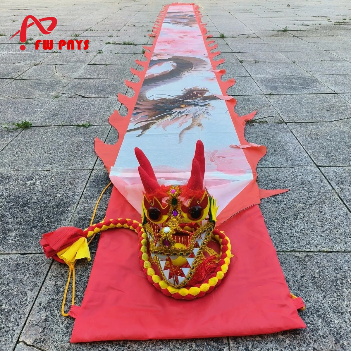 

8m Chinese Dragon Dance Prop Traditional Cultural Activity Festival New Year Performance Outdoor Practice