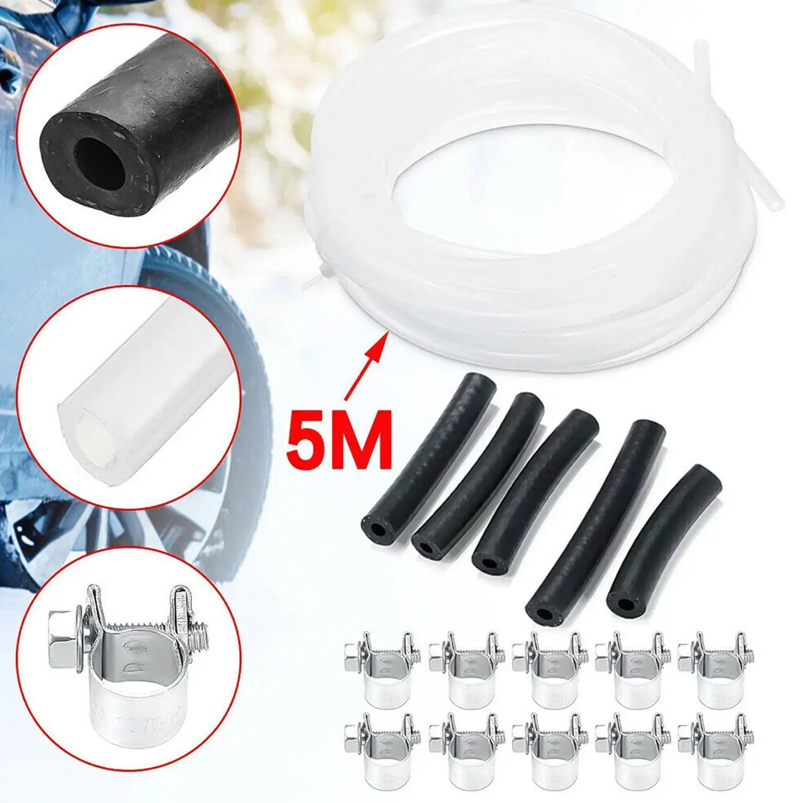 Car Air Parking Heater Tube Replacement Fuel Pipe Line Hose Clip Oil Fuel Filter 89031118 For Webasto Eberspacher for diesel