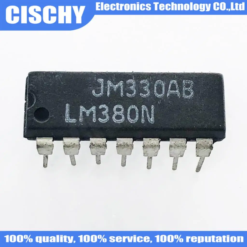 10pcs/lot LM380N LM380 380N DIP DIP-14 audio amplifier In Stock