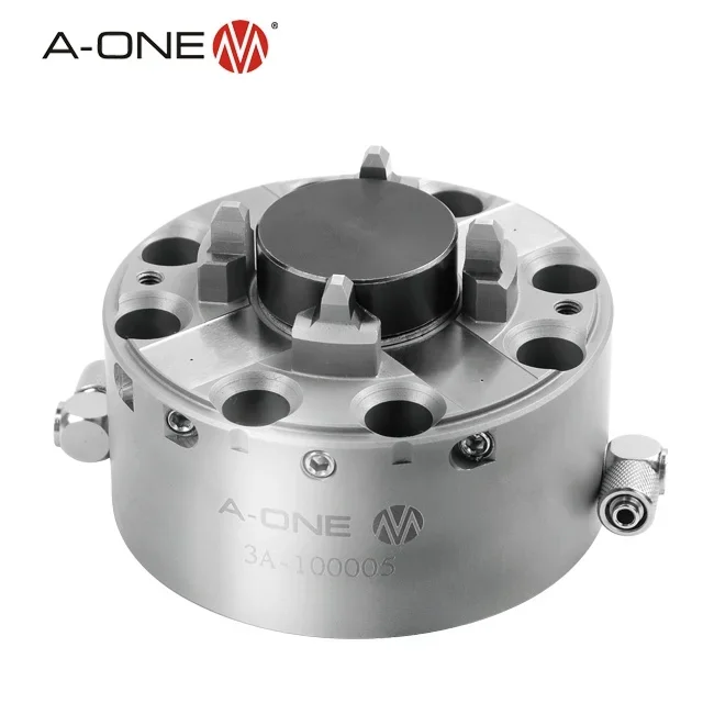 A-ONE stainless steel quick change lathe chuck with base plate for CNC use 3A-100009