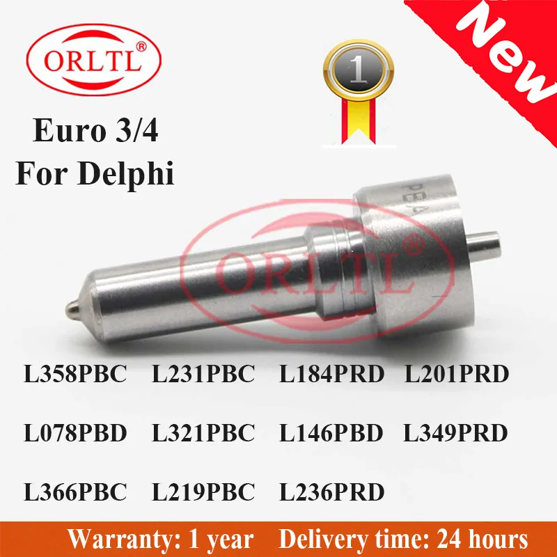 L201PRD L349PRD L366PBC L219PBC L236PRD L078PBD L321PBC L146PBD L358PBC L231PBC L184PRD For Delphi Injector Nozzle 3/4