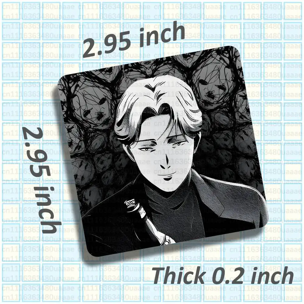 Johan Liebert M-Monster Fridge Magnets Set DIY Acrylic Sticker Kit for Refrigerator Decor Souvenir Gift