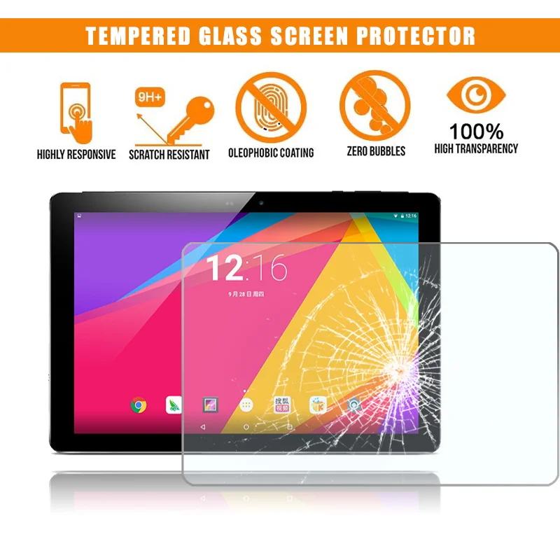 Tablet Tempered Glass Screen Protector for ONDA V18 Pro 9H Premium Scratch Resistant Anti-fingerprint Film Guard Cover