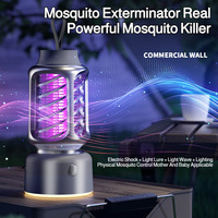High Capacity Lithium Battery mosquito lamp electric shock Photocatalyst control Household mosquito killer Traveler camping