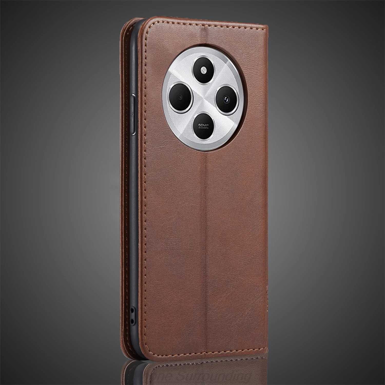 Leather Case for Xiaomi Redmi 14C / Redmi14C Flip Case Card Holder Holster Magnetic Attraction Cover Wallet Case Fundas Coque