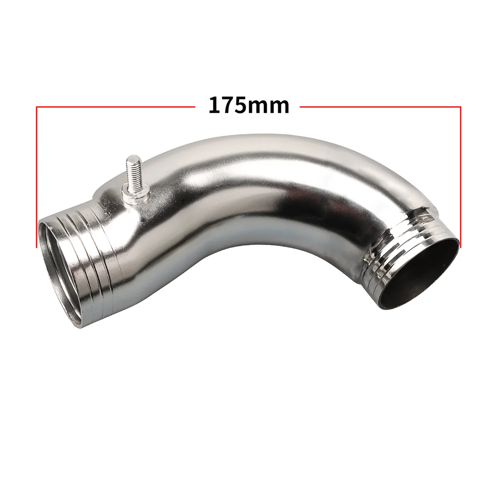 NIBBI Luftfilter Ansaugkrümmer ATV Roller Kaltlufteinlass Ellenbogen Aluminiumrohr für Honda Yamaha Motorrad GY6 Motorteile – Detail 4