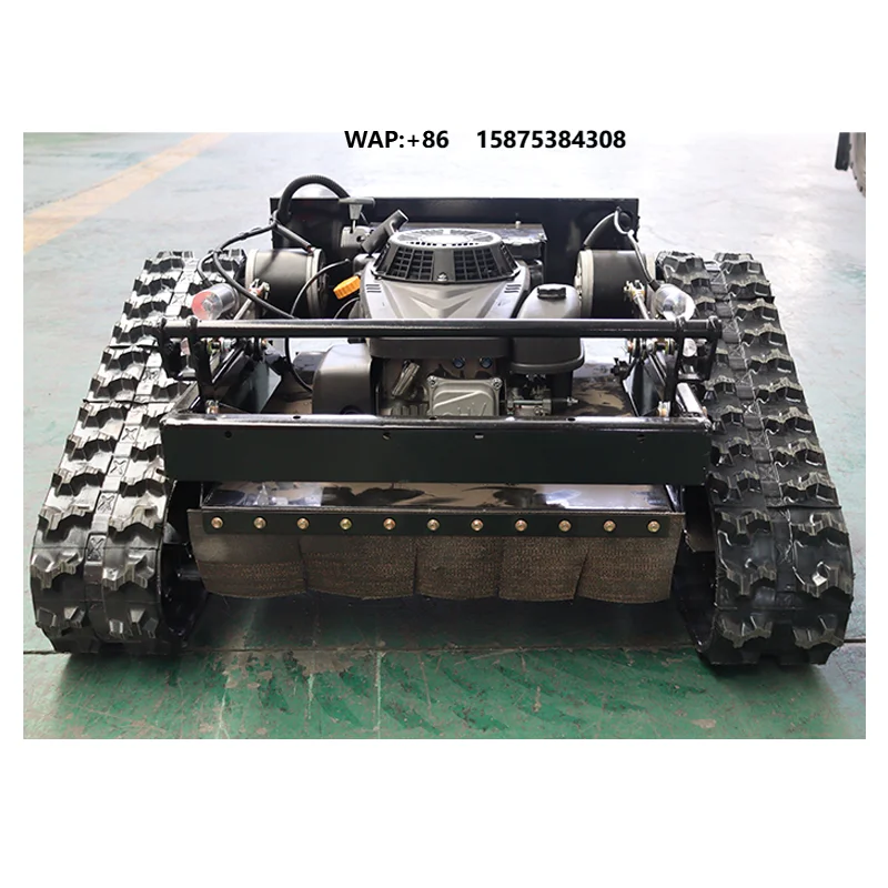 Popular Product  Multi Functional Remote Control Lawn Mower Caterpillar Lawn Mower Sold at Factory Price