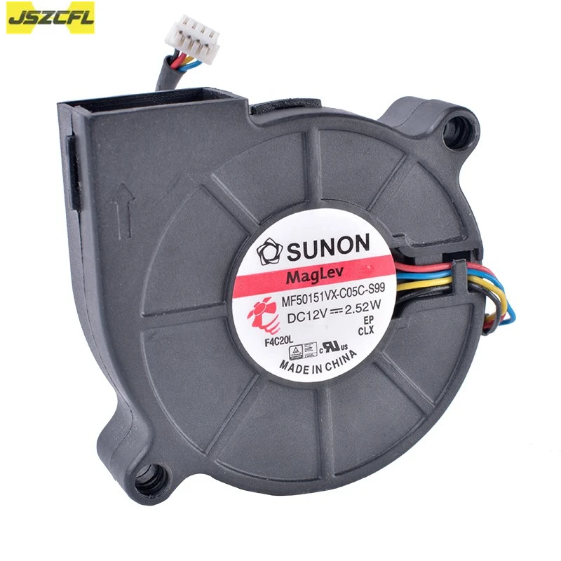 1 قطعة ل SUNON MF50151VX-C05C-S99 5 سنتيمتر 5015 12 فولت 2.52 واط 4-سلك العارض منفاخ مروحة
