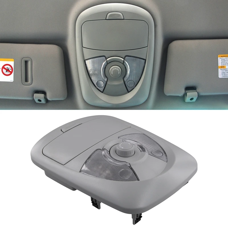 AB09-Para SAIC Roewe W5 Luz de leitura de carro Luz de teto interna Luz de teto Console superior Montagem Caixa de óculos 10065213 -ASA