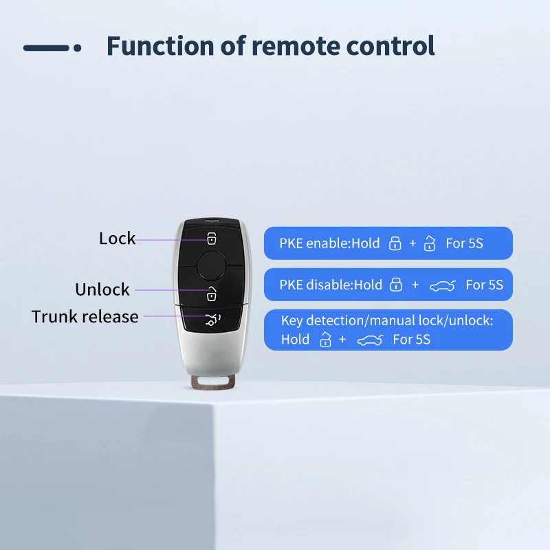 EASYGUARD Smart Key PKE bezkluczykowy dostęp pasujący do 2014+ Benz FBS4 G klasa W166, GLE W166, GLS W166, GL X166, ML W166 tylko rozruch kluczy