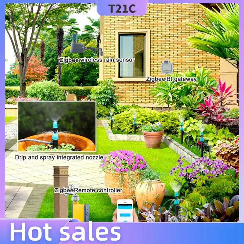 

T21C Zigbee беспроводной датчик дождя с регулируемым циклическим временем для связи ирригационного устройства с пультом дистанционного управления Zigbee Gatew