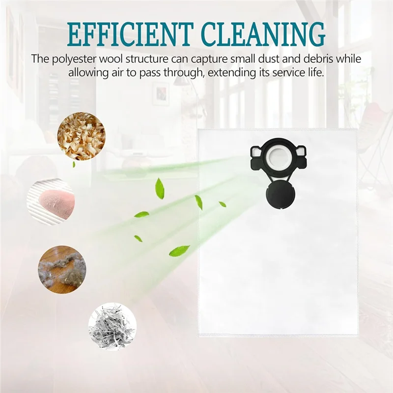 A02V-VC4210L 습식/건식 먼지 추출기/진공 모델 교체 필터 백 W107418353, 대용량