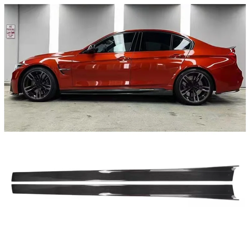 Carbon Fiber Side Skirts R Style M3 M4 F80 F82 F83 2014-2018
