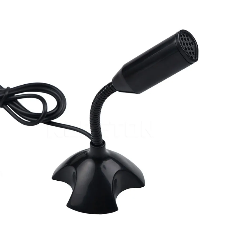 New Mini Desktop USB Microphone Adjustable Studio Speech Singing Streaming Stand Microphone PC Laptop Computer Notebook