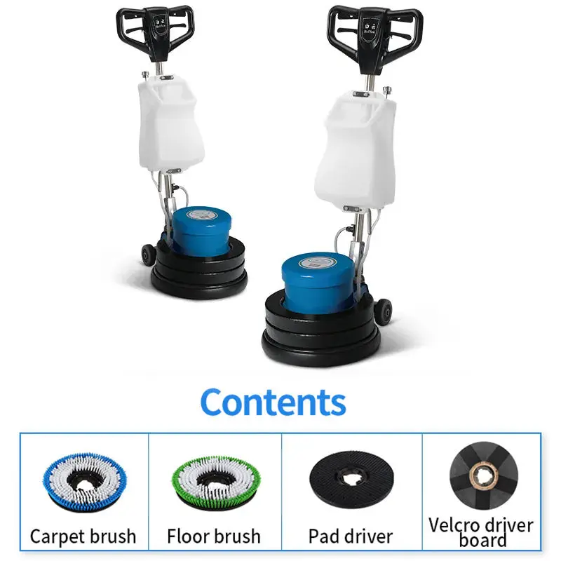 Commercial 154 RPM 17-Inch Automatic Home Household Floor Scrubber Hotel Carpet Cleaning Robot Vacuum Cleaner Brushless Motor