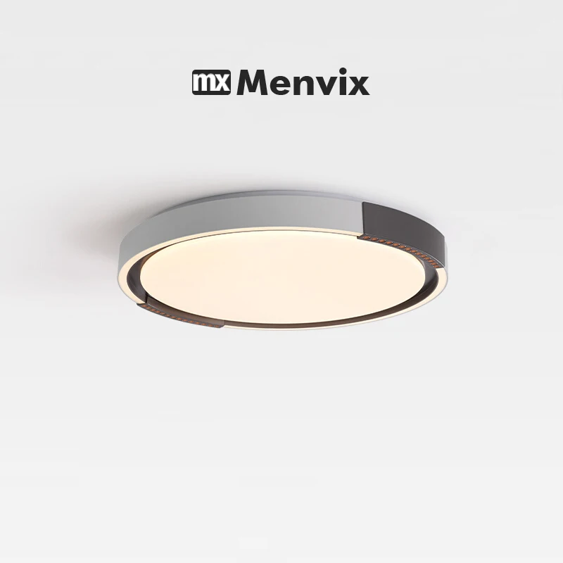 

Modern LED Ceiling Lamp Bedroom Study Fixture Round White Home Art Design Indoor Decoration Living Room Lights Lustre Lighting