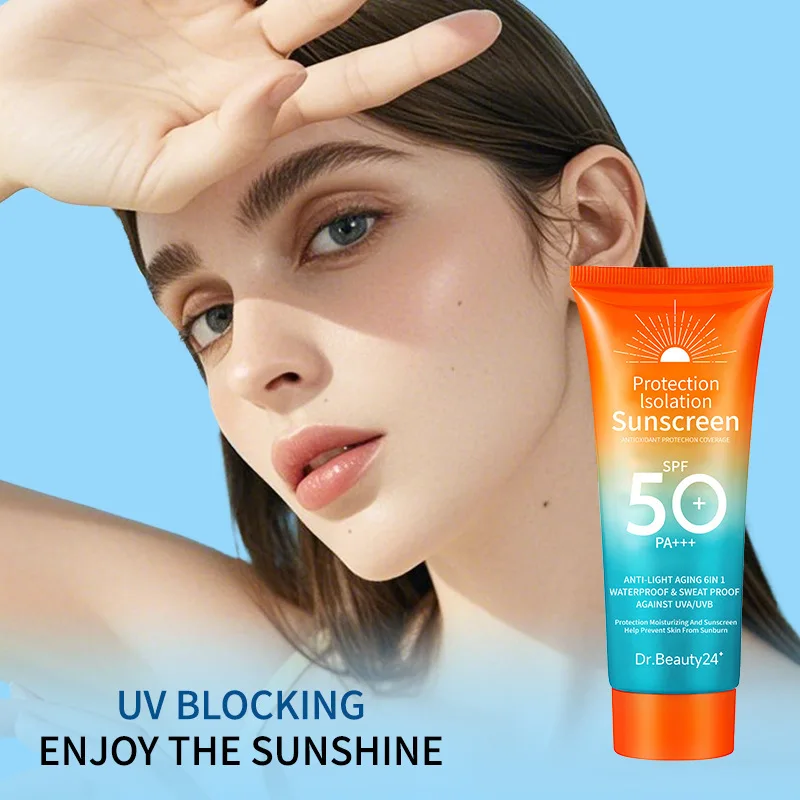 

Солнцезащитный крем для лица и тела с УФ-защитой, SPF 50+, защитный крем для кожи от солнца, крем для защиты лица от солнца