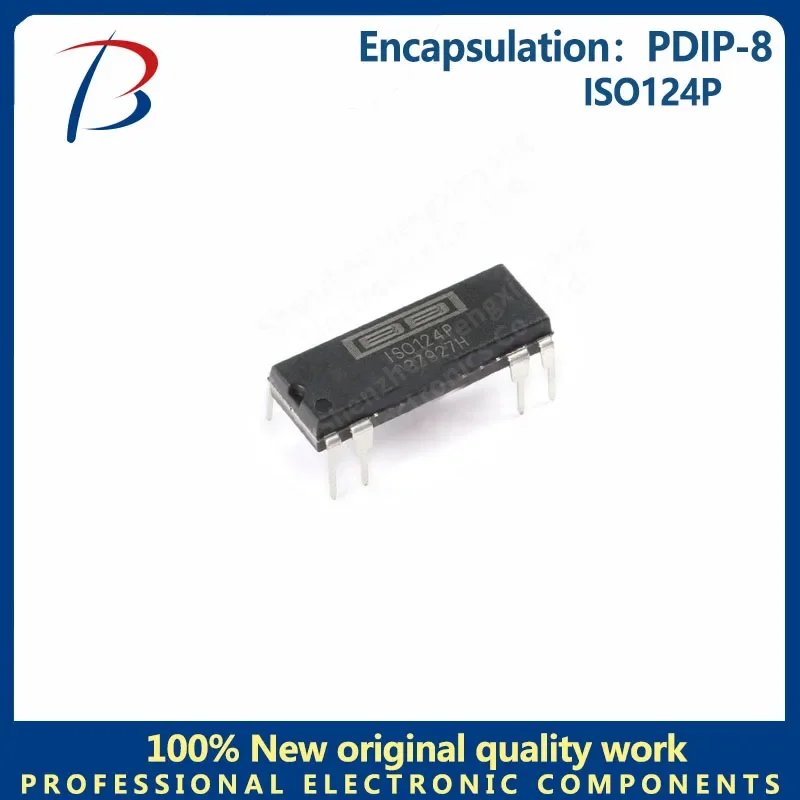 1PCS  ISO124P package PDIP-8 high precision isolation amplifier chip