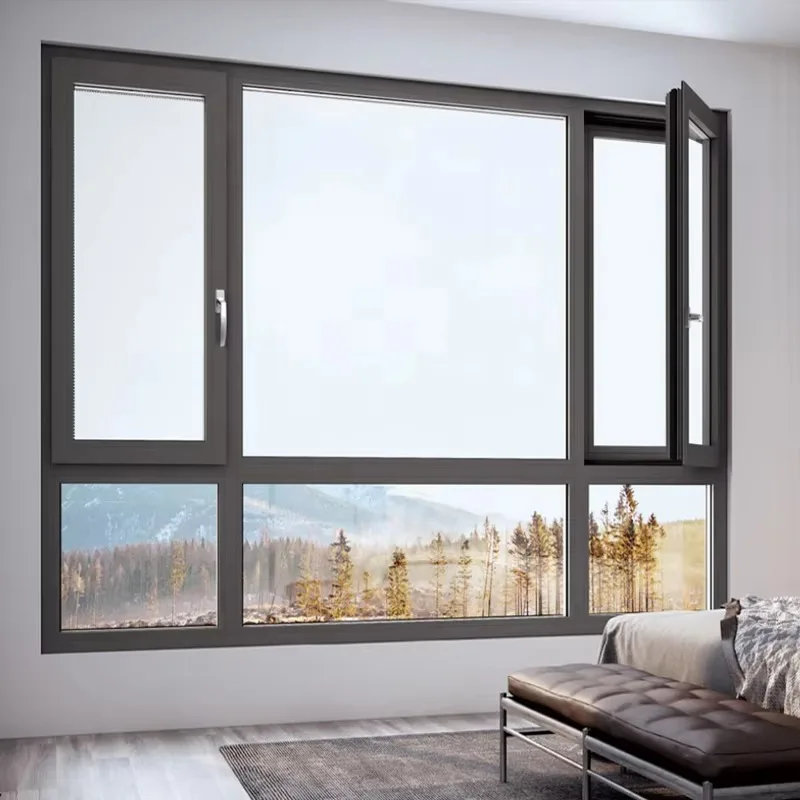 

Персонализация Потрой закаленное стекло Энергоэффективные алюминиевые створки Окна