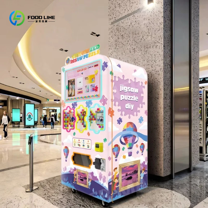 FL Wholesale Smart Fully Automatic Jigsaw Puzzle Vending Machine Customize Designed Puzzle Printing Machine Customized