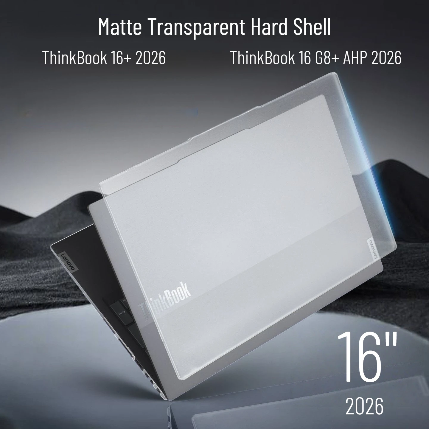 

Matte Transparent Case for Lenovo ThinkBook 16 G8+ AHP 2026 Laptop Cover 16" Hard Protective Shell for 2026 ThinkBook 16+ Cases