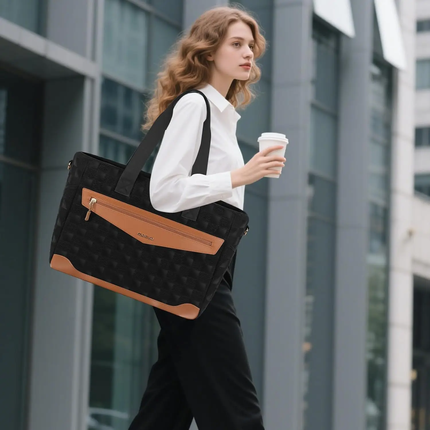 15 15.6 16 inch Laptop Shoulder Bag for 2025 MacBook Air Pro M5 M4 M3 M2 M1 HP Dell Lenovo Asus Notebook Computer Tote Bag Case
