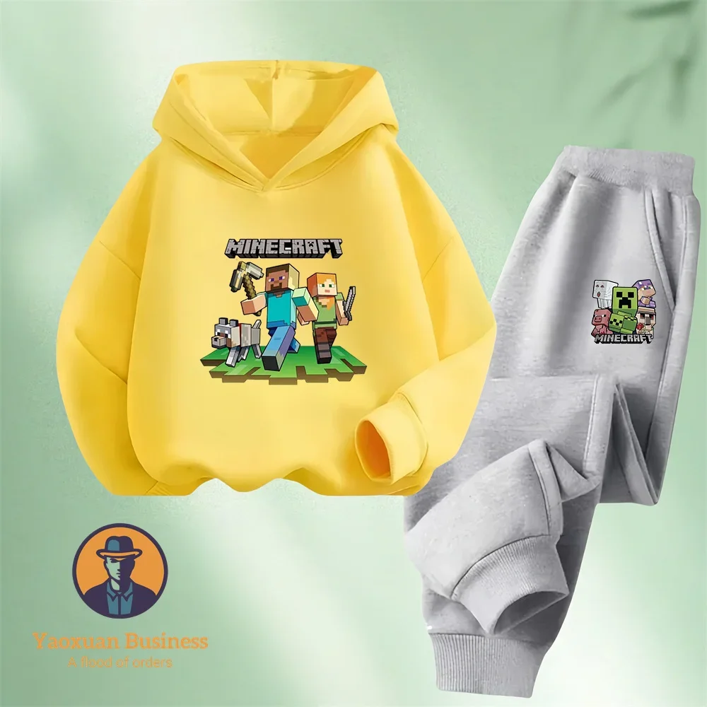 

Minecraft Fashion Kids Y2k Hoodie Sweatshirt Harajuku Gothic New Fashion Oversized Sweatshirt for Kids