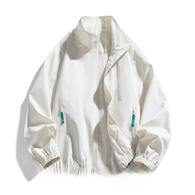 

Повседневный уличный ветрозащитный воротник-стойка Jaet Свободный крой Спортивный Sle Полиэстер Нейлон Cosite Волокно Водонепроницаемая подставка