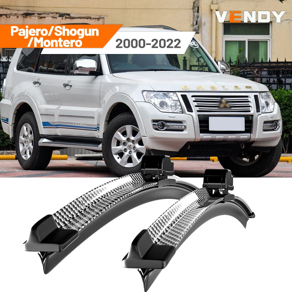 

For Mitsubishi Pajero Shogun Montero 2000-2022 2008 2009 2015 2016 2017 2019 2pcs Front Windshield Wiper Blades Windscreen Wiper
