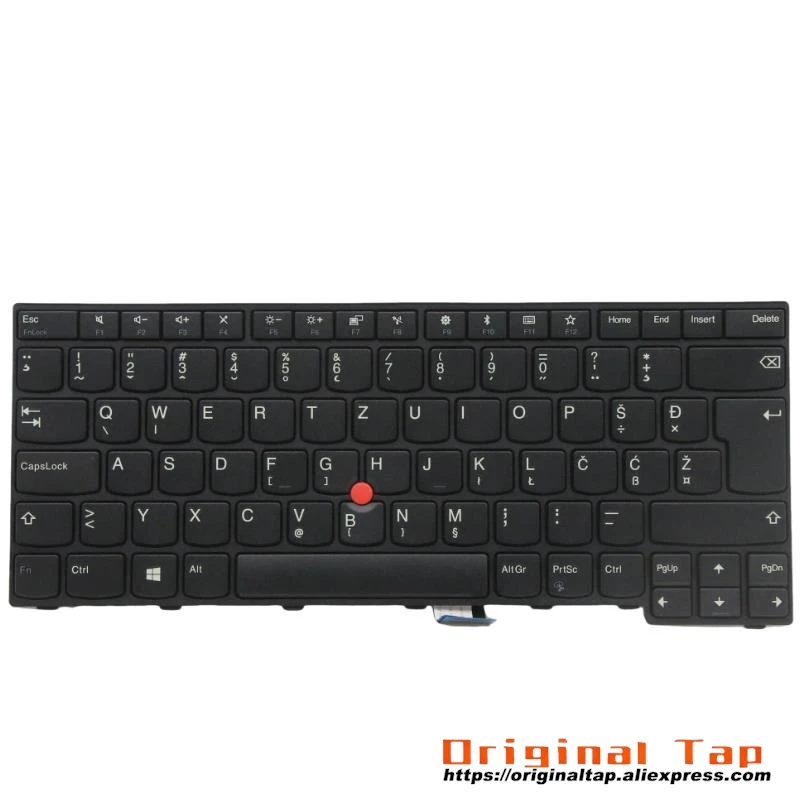 SI Slovenian Keyboard for Lenovo Thinkpad E470 E470c E475 01AX025 01AX065 01AX105