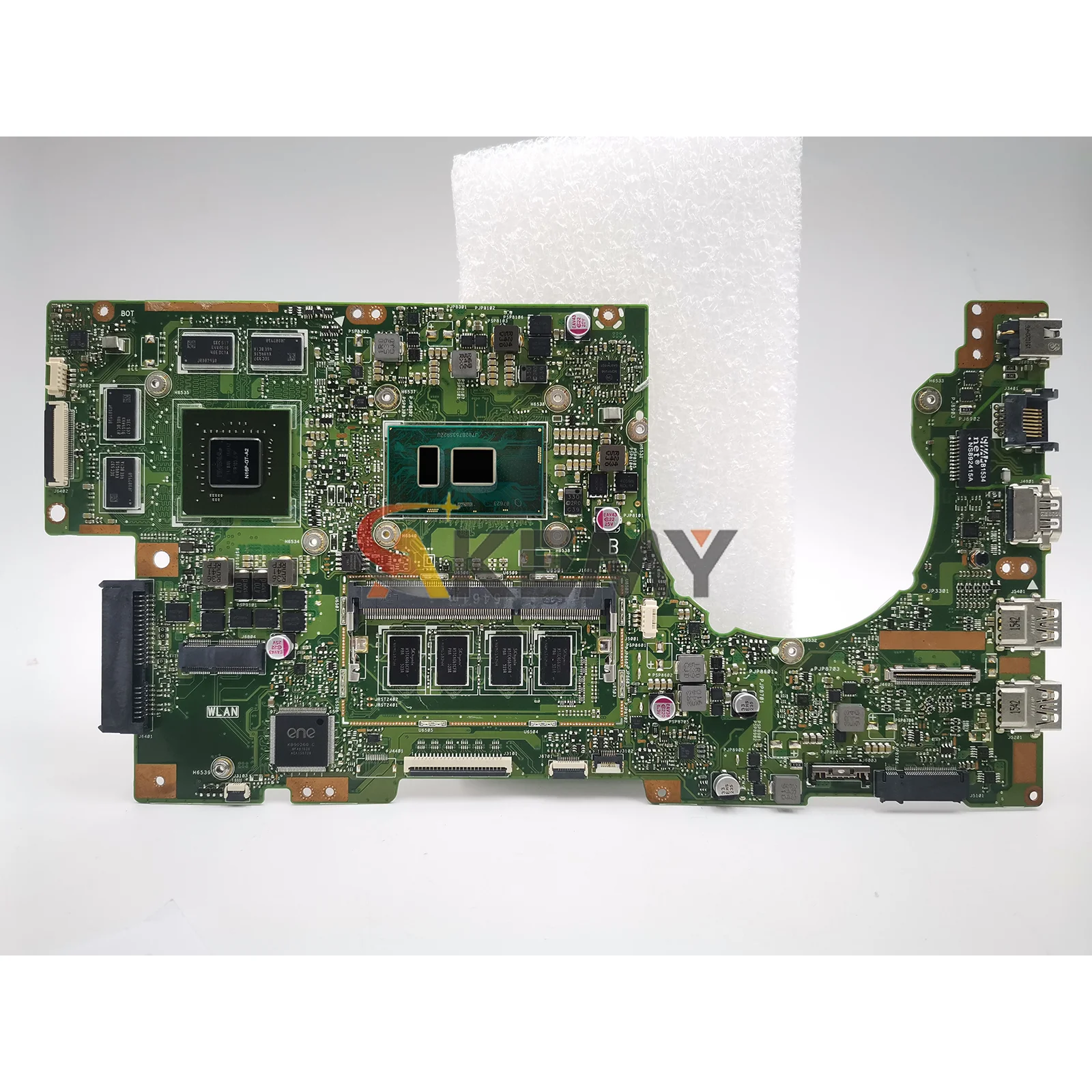 Placa-mãe para laptop K501UX, placa principal para ASUS VivoBook K501UW A501U U5000 K501UWK K501U K501UQ K501UX K501UXM K501UB I3 I5 I7 CPU