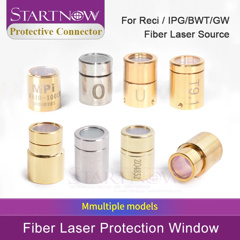 

Startnow Original IPG Reci Fiber Laser Source QBH Output Connector Gap 4KW Optic Crystal Protective Lens For 1064nm Cutting Head