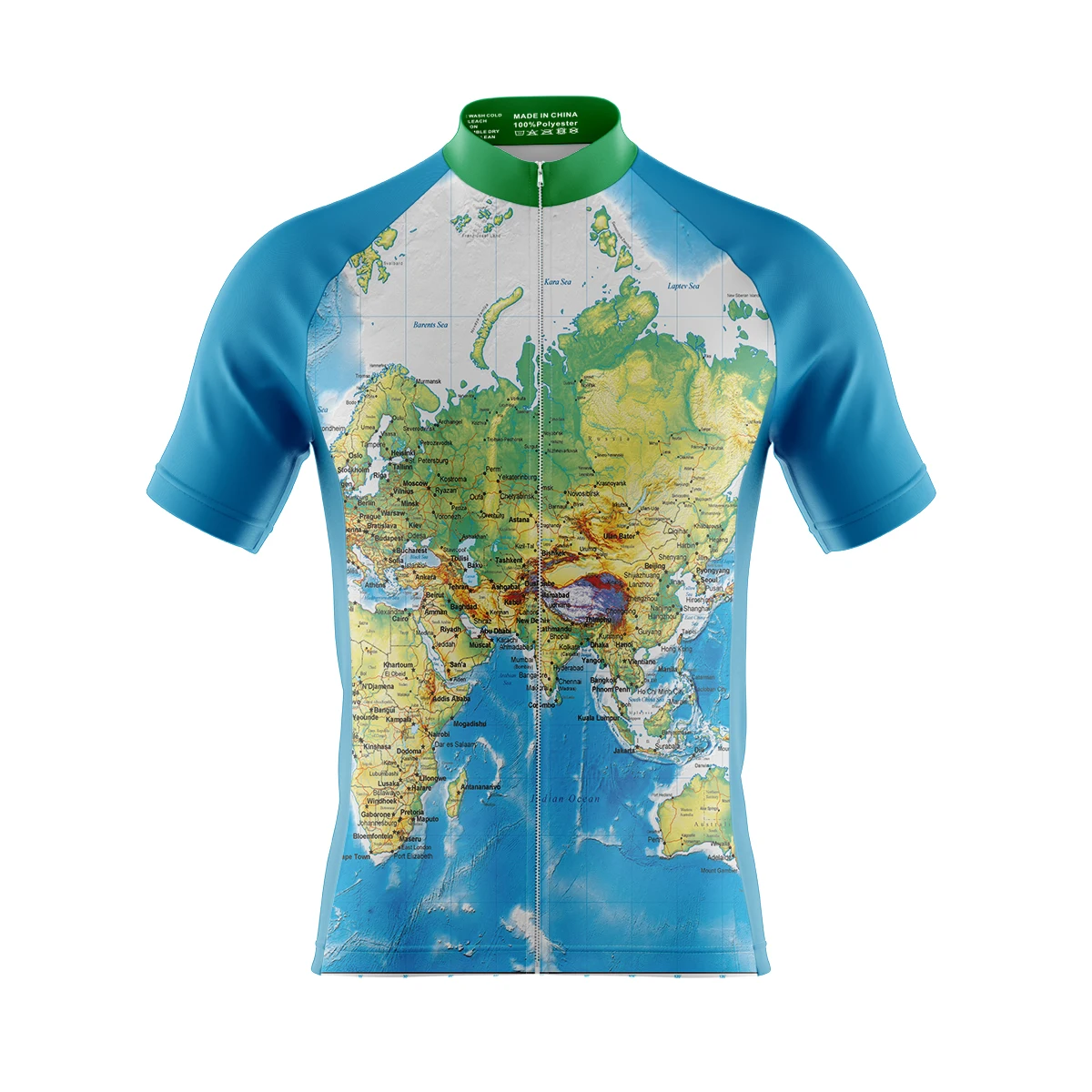 

Summer Men Short Sleeves Cycling Jersey The Earth Polyeste Clothing Quick Dry MTB Bicycle Mallot Ciclismo Shirts Bike Clothes