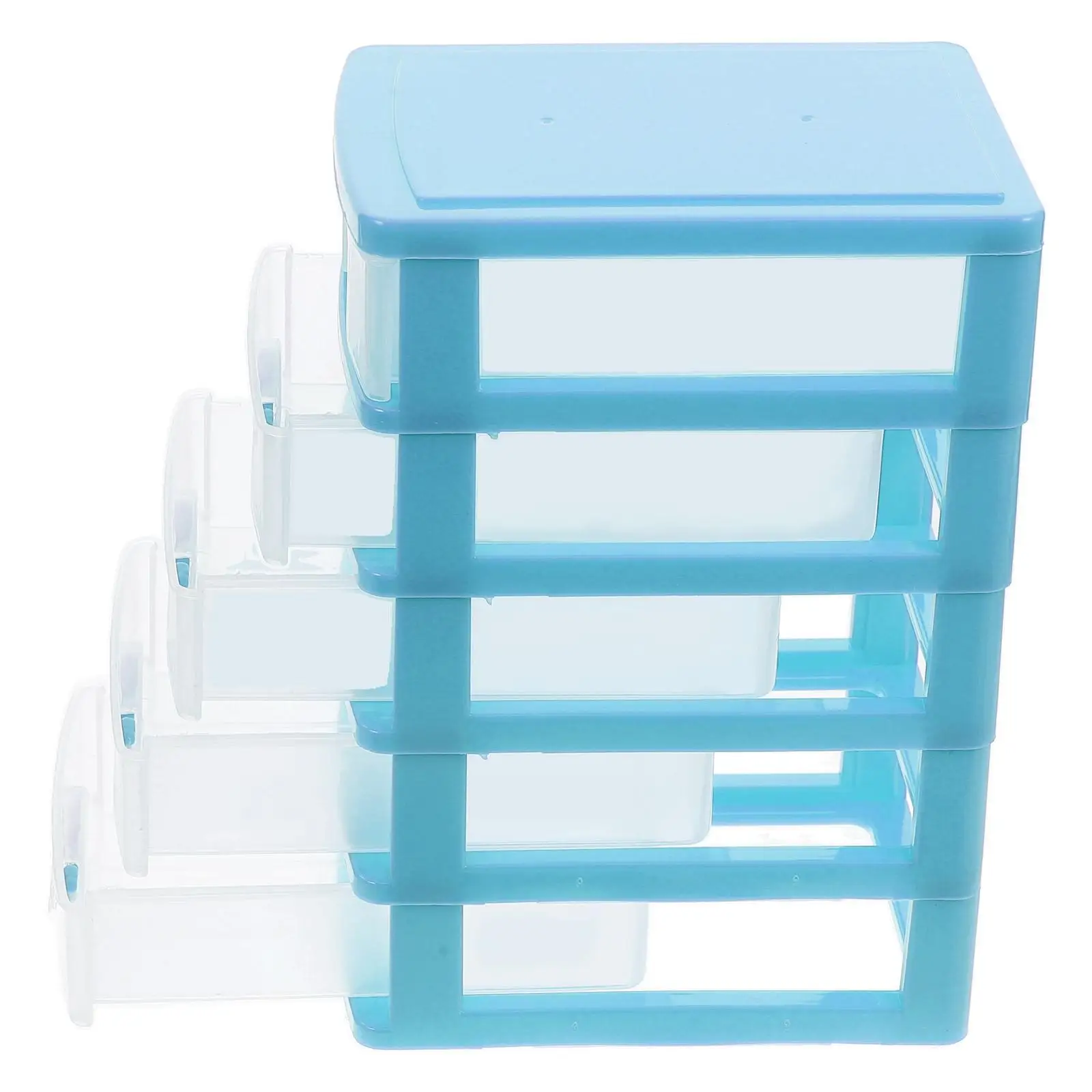 

1Pcs Five Layer Drawer Cabinet Clear Desk ganizer Plastic Storage Versatile Jewelry Container Vanity Countertop Mini Unit
