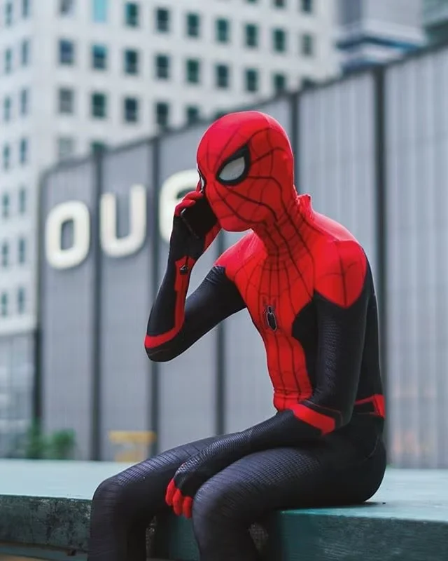 Halloween Zentai Far From Home Spider Cosplay Kostüm Erwachsene Mann SuperHero Body Männer Party Overall