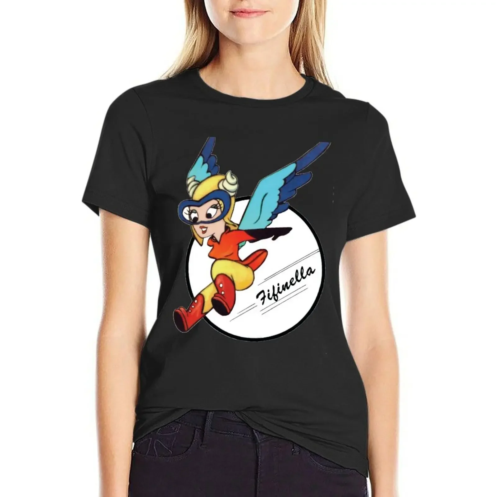 

Fifinella WASP Shirt T-Shirt quick drying hippie clothes graphics sublime tops for Women