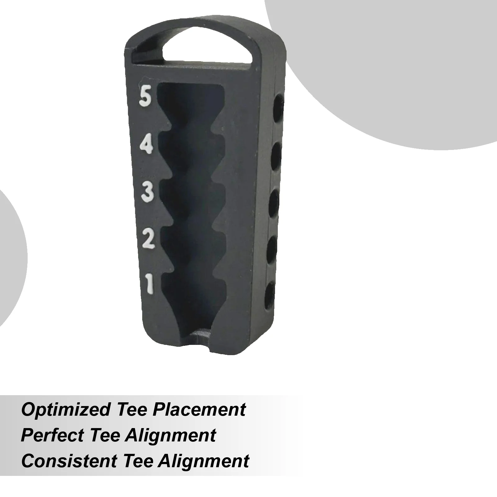 Tee Height Tool Portable Adjustable Golf Tee Lifter Sport Accessories for Pitching Chipping Bunker Practice Driving Range