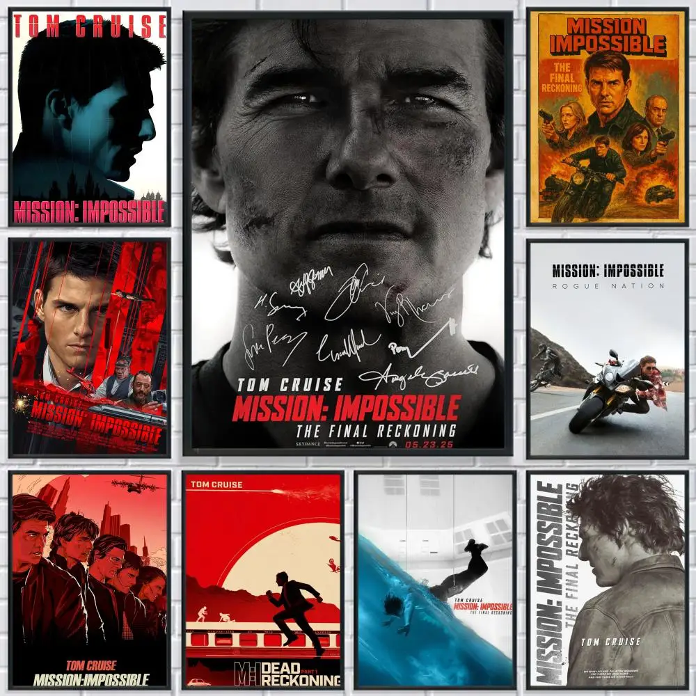

Mission Impossible Hot Movie Poster HD Print Personalized Canvas Wall Mural Art Poster Photos for Living Room Home Decor