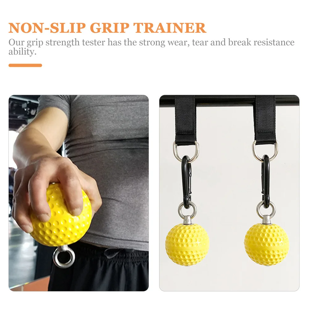 

2Sets Grip Strength Trainer Pull-Up Balls Portable Durable Forearm Strength Tester Fitness Supplies Pull-Up Balls