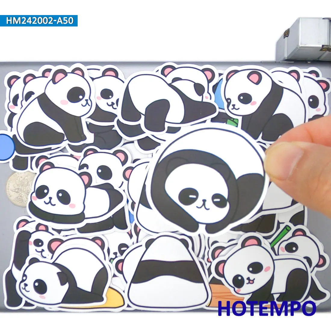 20/30/50Pieces Cute Animals Cartoon Graffiti Panda Stickers for Phone Luggage Scrapbook Skateboard Car Bike Laptop Sticker Toys