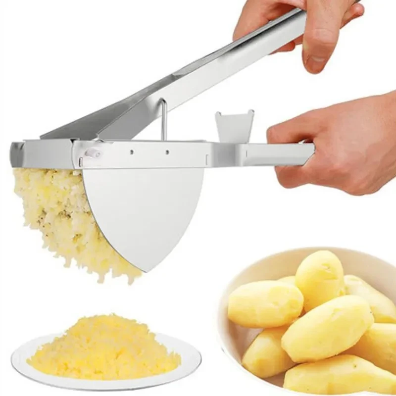 

Holaroom Manual Potato Presser Stainless Steel Potato Masher Multifunction Potato Mash Pumpkin Potato Mashed Making Tool Kitchen